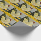 ハッピーヘン絵を描チキン ラッピングペーパー (角)