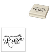 ハッピーヘン |エッグカートンスタンプ ラバースタンプ (押印)