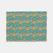 ハッピーベアーキングス フリースブランケット (正面(横))