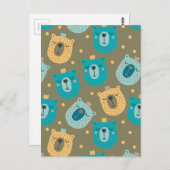 ハッピーベアーキングス ポストカード (正面/裏面)