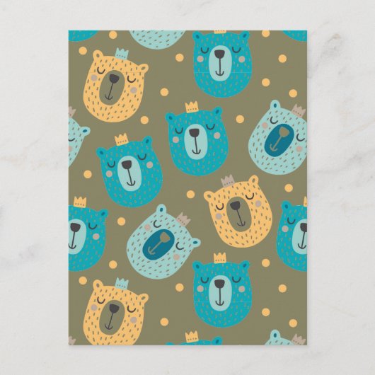 ハッピーベアーキングス ポストカード (正面)
