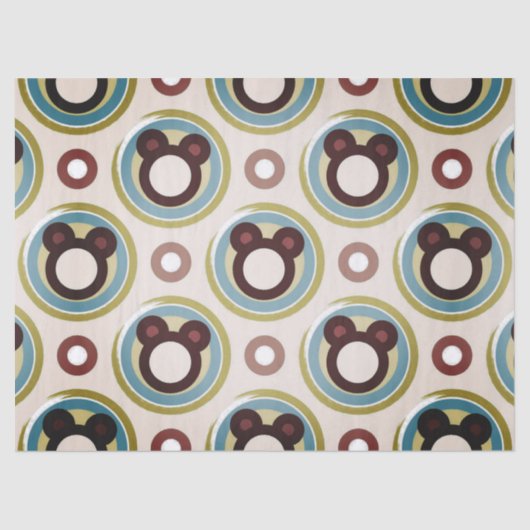 ハッピーベアーズティッシュペーパー 薄葉紙 (正面)