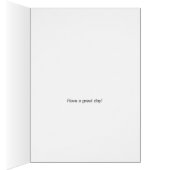 ハッピーベア誕生日グリーティングカード (内側 (右))