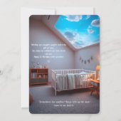 ハッピーベイビー誕生日カード - 即時ダウンロード 招待状 (裏面)