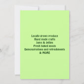 ハッピーベギーズ招待状 招待状 (裏面)