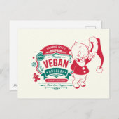 ハッピーベジタリアンホリデー シーズンポストカード (正面/裏面)