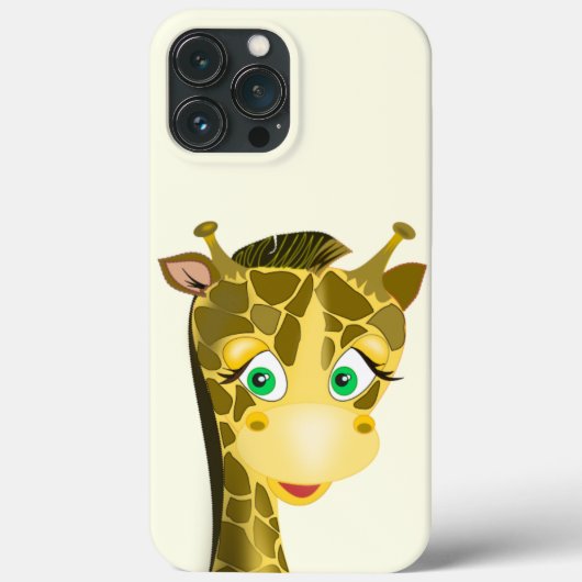 ハッピーベビーキリンおもしろいiPhoneケース Case-Mate iPhoneケース (裏面)