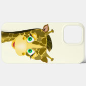 ハッピーベビーキリンおもしろいiPhoneケース Case-Mate iPhoneケース (裏面 (横))
