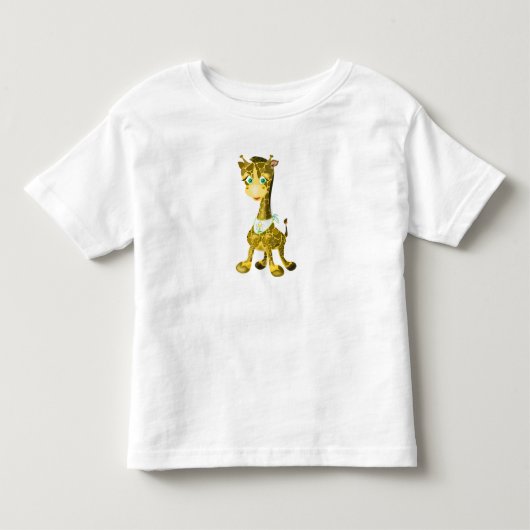 ハッピーベビーキリンTシャツ トドラーTシャツ (正面)