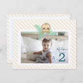 ハッピーベビースース2nd誕生日パーティの招待状 招待状 (正面/裏面)