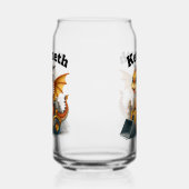 ハッピーベビードラゴンが掘り出し物を動かす ガラス缶 (左)