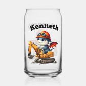 ハッピーベビードラゴンat建築サイト ガラス缶 (正面)