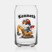 ハッピーベビードラゴンat建築サイト ガラス缶 (裏面)