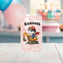 ハッピーベビードラゴンat建築サイト ガラス缶