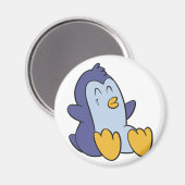 ハッピーベビーペンギン |背景色の選択 マグネット (正面/裏面)