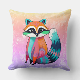 ハッピーベビーラクーン クッション