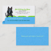 ハッピーベルギーSDブルーカ連絡ード コーリングカード (正面/裏面)