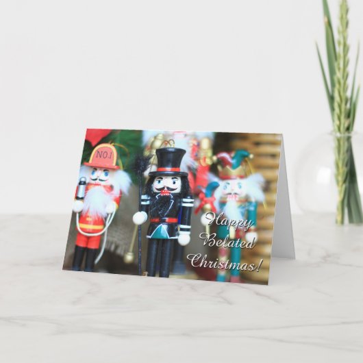 ハッピーベルクリスマスくるみ割りカード シーズンカード (正面)