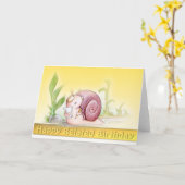 ハッピーベルト誕生日カード カード (黄色い花)