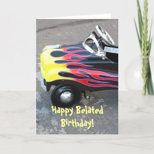 ハッピーベルト誕生日玩具カーグリーティングカード カード