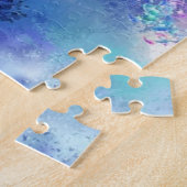 ハッピーベルーガホエールスイミングパズルギフト ジグソーパズル (側面)