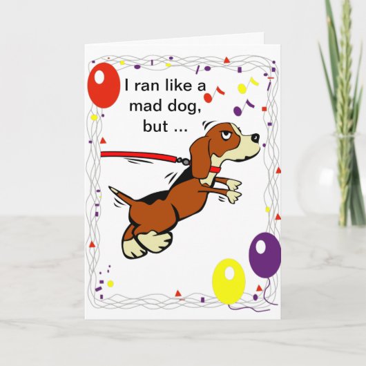 ハッピーベレート誕生日 カード (正面)