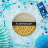 ハッピーベートデイ！おもしろい誕生日又は文字 ペーパープレート (パーティー)