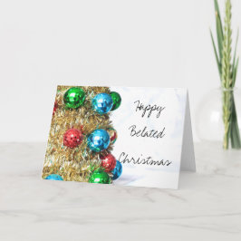 ハッピーベールクリスマスオーナメントカード シーズンカード