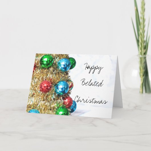 ハッピーベールクリスマスオーナメントカード シーズンカード (正面)