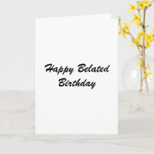 ハッピーベール誕生日 カード (黄色い花)