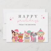 ハッピーペイリデイズカワイドッグクリスマス シーズンカード (正面)