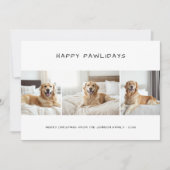 ハッピーペイリデイズゴルダレトリバードッグフォトペット シーズンカード (正面)