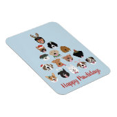 ハッピーペイリデイズドッグクリスマスツリー マグネット (右側)