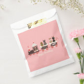 ハッピーペイリデイズドッグクリスマスホリデートレイン フェイバーバッグ (封をした状態)