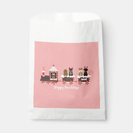 ハッピーペイリデイズドッグクリスマスホリデートレイン フェイバーバッグ