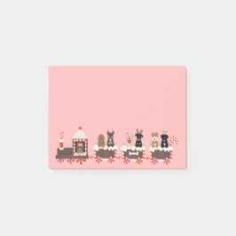 ハッピーペイリデイズドッグクリスマスホリデートレイン ポストイット