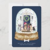 ハッピーペイリデイズドッグズペットケアビジネスブルードア シーズンカード (正面)