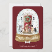 ハッピーペイリデイズドッグズペットケアビジネスレッドドア シーズンカード (正面)