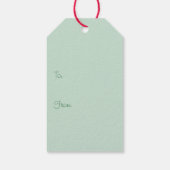 ハッピーペイリデイズドッグズレッドグリーン ギフトタグ (裏面)