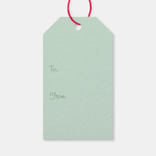 ハッピーペイリデイズドッグズレッドグリーン ギフトタグ (裏面)