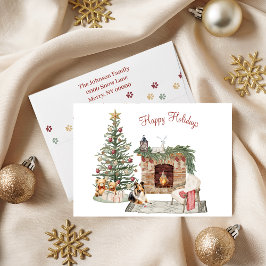 ハッピーペイリデイズドッグデザイン – シェットランド・ シープドッグ シーズンカード