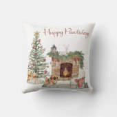 ハッピーペイリデイズドッグデザイン – ペキゲス クッション (裏面)