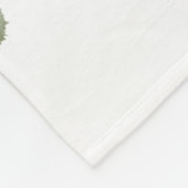 ハッピーペイリデイズドッグデザイン – ポメラニア犬 フリースブランケット (角)