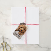 ハッピーペイリデイズフォトドッグペットギフトラベル ギフトタグ (より糸付き)