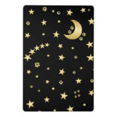 ハッピーペイリデイズ、金ゴールド光沢のあるポークリスマスツリー ミニクリップボード (裏面)