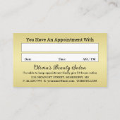 ハッピーペイリデイズ、金ゴールド光沢のあるポークリスマスツリー 予約カード (裏面)