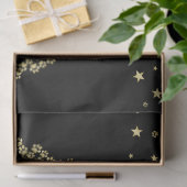 ハッピーペイリデイズ、金ゴールド光沢のあるポークリスマスツリー 薄葉紙 (ギフト)