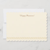 ハッピーペサハ スプリング ペサハ セデル ヴィンテージ 招待状 (裏面)