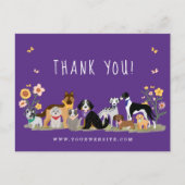 ハッピーペットファミリーペットケア、グルーミングありがとう ポストカード (正面)