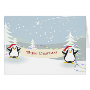 ハッピーペンギンズクリスマスカード